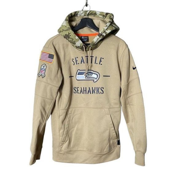 Nike Seattle Seahawks Military Hoodie Small - Picture 1 of 3